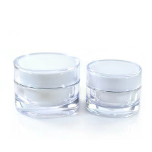 Luxury Custom15G 30G 50G Diamond Acrylic  Round Empty Cosmetics Cream Jar With Lid